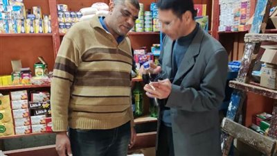 ضبط أغذية فاسدة بناصر و رفع  74  إشغالا  ببنى سويف