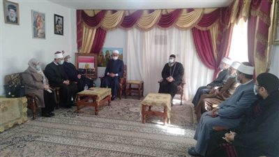 القافلة الدعوية للأزهر ترسل رسالة إلى العالم من كنيسة العريش