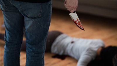 يقتل زوجته بالسكين فى أوسيم