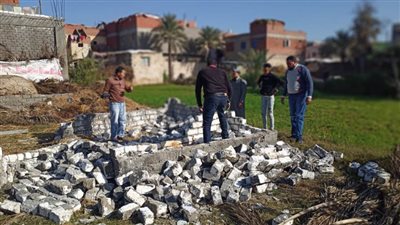 إزالة 10 حالات تعدٍ على الأراضي الزراعية في البحيرة