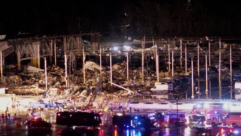 الإعصار الذي ضرب