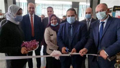 افتتاح السوق الخيرية السادسة بجامعة دمنهور