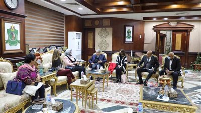 محافظ المنيا يبحث أنشطة مشروع 