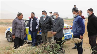 محافظ المنيا يوجه بتشكيل لجنة لفحص أراضي أملاك الدولة وإزالة المخالف منها