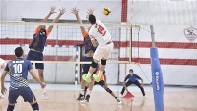 طائرة رجال الزمالك تكتسح الشمس بثلاثة أشواط نظيفة