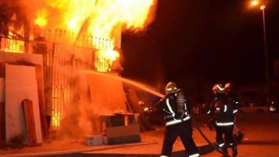 إخماد حريق بشقة سكنية فى شبرا الخيمة دون خسائر بشرية 