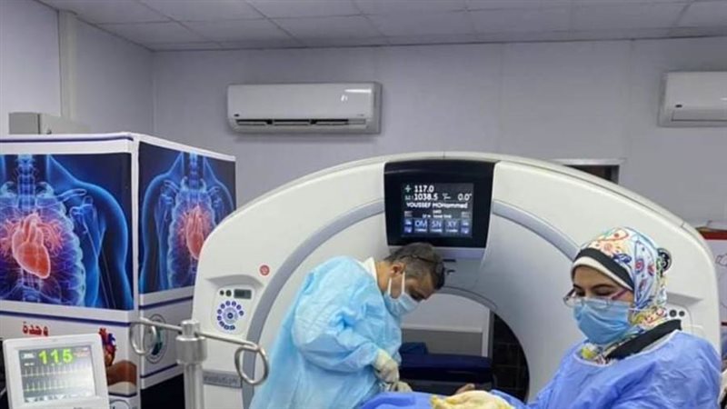 جانب من علاج المريض