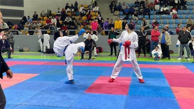 الطالبات تزاحم الطلاب في الترتيب ببطولة الكاراتيه للجامعات