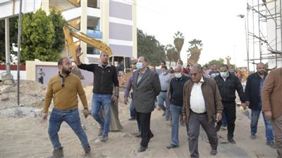 محافظ أسيوط يتفقد أعمال إنشاء مجمع الخدمات الحكومية والمجمع الزراعي