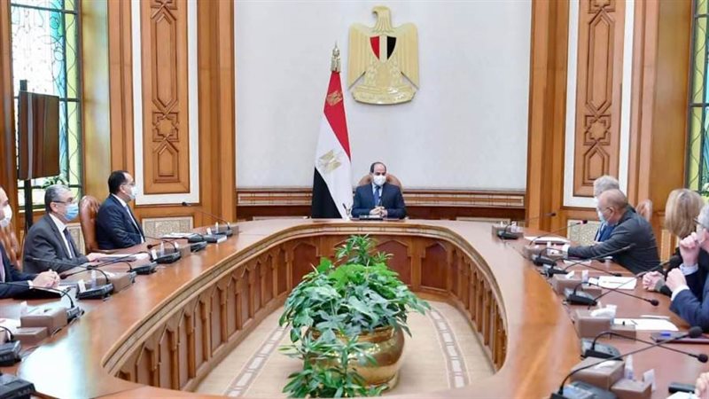 الرئيس السيسى يبحث
