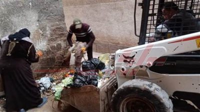 رفع كفاءة منظومة النظافة العامة بسيدي غازي بكفر الشيخ