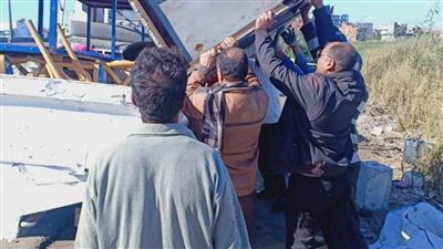 تحرير ٨ محاضر عدم ارتداء الكمامات ورفع ٣٦٧  إشغال طريق بالبحيرة