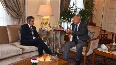 أبو الغيط يستقبل المدير العام لهيئة الطاقة الذرية 