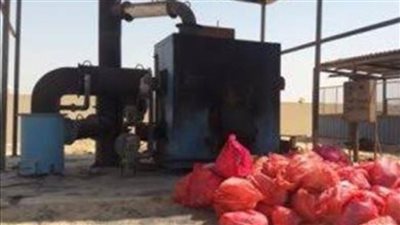 حرق ٢٢٤ طن نفايات طبية خطرة بالمنشآت الحكومية والخاصة بالبحيرة