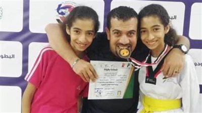 نورسين وجنى الصناديلى مواهب جديدة تتألق في التايكوندو