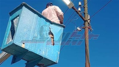 تطوير وصيانة منظومة الإنارة العامة بمدينة قلين في كفر الشيخ