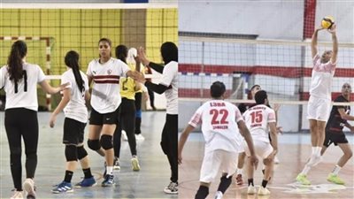 فوز رجال الزمالك على الترسانة والسيدات يهزم سموحة في دوري الطائرة