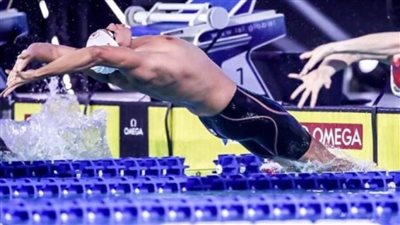 محمد سامي يتأهل إلى نصف نهائي 50 متر ظهر ببطولة العالم بأبوظبي