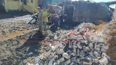 إزالة البناء المخالف داخل الكتلة السكنية في دسوق بكفر الشيخ