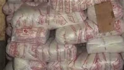 ضبط طن سكر مجهول المصدر بحملة تموينية بالقليوبية