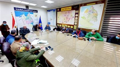 انعقاد غرفة العمليات المركزية بمحافظة البحيرة لمتابعة حالة الطقس