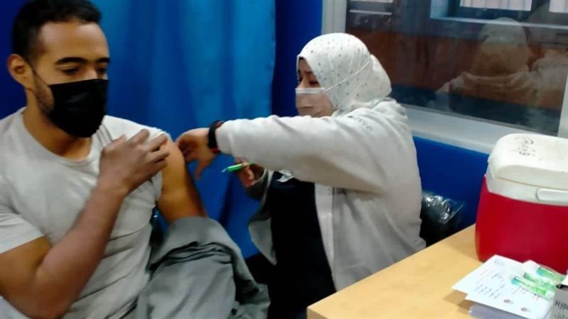 جانب من التطعيم