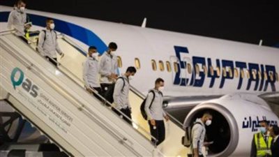وصول بعثة منتخب مصر لكرة القدم من الدوحة