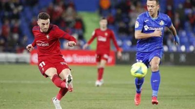 خيتافي يفوز على أوساسونا بهدف نظيف في الدوري الإسباني لكرة القدم