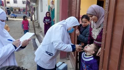 ٥٣٪ نسبة التطعيم ضد مرض شلل الأطفال بالبحيرة