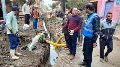 معاون محافظ بنى سويف يتفقد مشروعات المبادرة الرئاسية بقرى ناصر