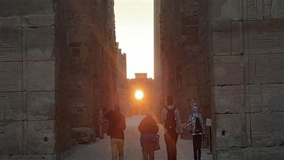معجزة فلكية بمعبد الكرنك