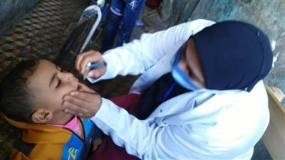 انتشار 482 فريقا متحركا بقرى كفر الدوار للتطعيم ضد مرض شلل الأطفال