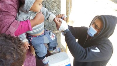 تطعيم أكثر من مليون طفل بالحملة القومية للتطعيم ضد شلل الأطفال بالشرقية 