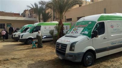  الإسماعيلية  تطلق أكبر القوافل الطبية الشاملة بمركز شباب المدينة الجديدة بالقنطرة شرق 