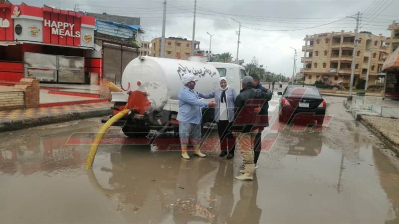 رفع مياه الأمطار