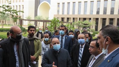 وزير المالية يضع اللمسات الأخيرة لمقار الضرائب والعقارية والجمارك بالحي الحكومي