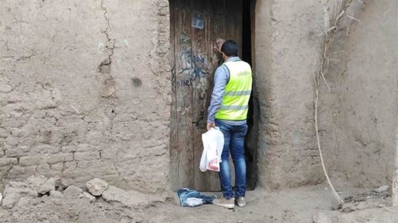 توزيع لحوم من الأورمان