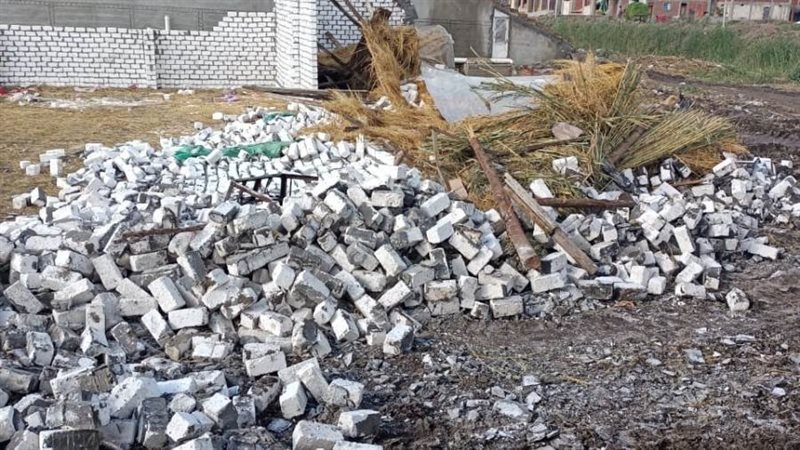 إزالة التعديات بالبحيرة