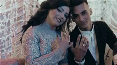 تهنئة لعبد المنعم وعروسه جهاد بالزواج السعيد