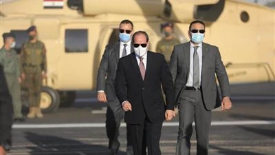 الرئيس السيسي من داخل قرية المراشدة بمحافظة قنا × 24 صورة