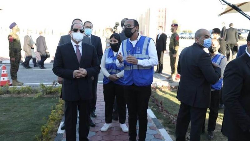 الرئيس السيسي يتفقد