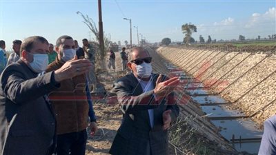 تبطين 210 كيلو ترع بقرى ومدن كفر الشيخ