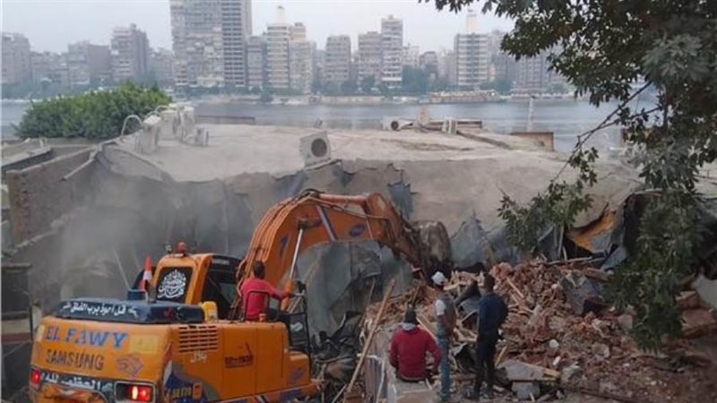 إزالة منشآت مخالفة