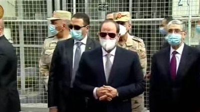 بالصور.. الرئيس السيسي يفتتح محطة محولات بنبان 3