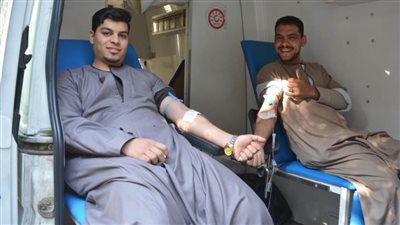 ١٠٤ أكياس دم حصيلة حملة التبرع التي نظمها الاتحاد المصري لطلاب صيدلة سوهاج