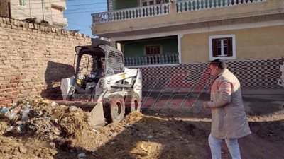 حملات نظافة مكبرة بمدينة سيدي غازي في كفر الشيخ