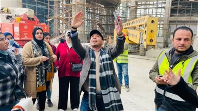 طلاب جامعة بدر يستلهمون المستقبل من أكبر مشروع محطات بالشرق الأوسط