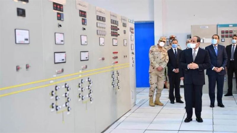 الرئيس السيسي يتفقد