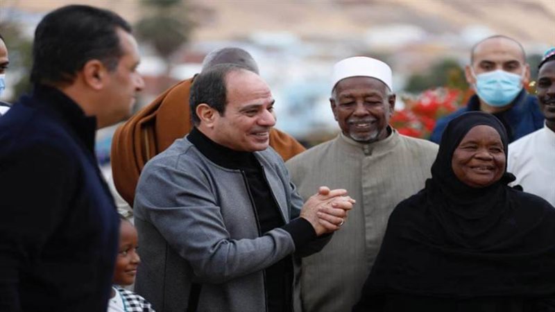 الرئيس السيسي يزور