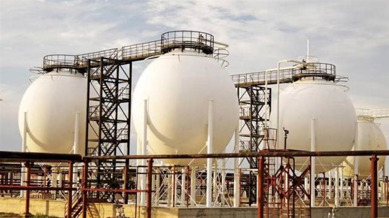 المخزونات من الغاز